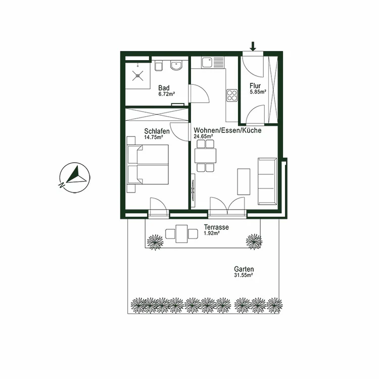 Grundriss Wohnung 02