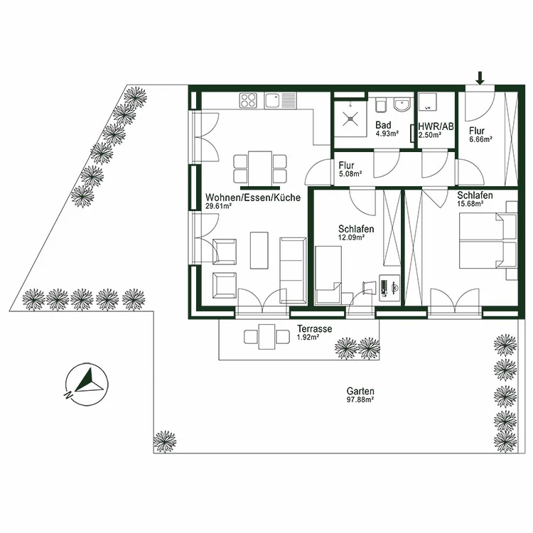 Grundriss Wohnung 03