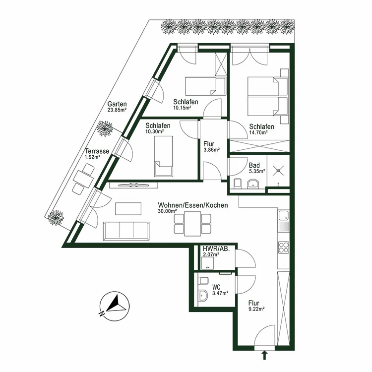 Grundriss Wohnung 05