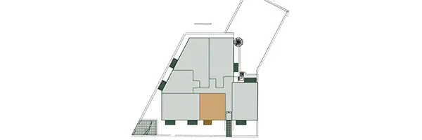 Lage der Wohnung 08 im Gebäude