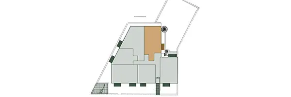 Lage der Wohnung 12 im Gebäude