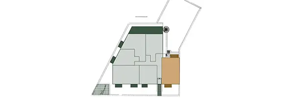 Lage der Wohnung 19 im Gebäude