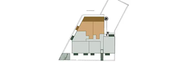 Lage der Penthouse (23+24) im Gebäude