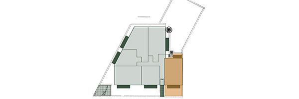 Frontansicht Wohnung 1